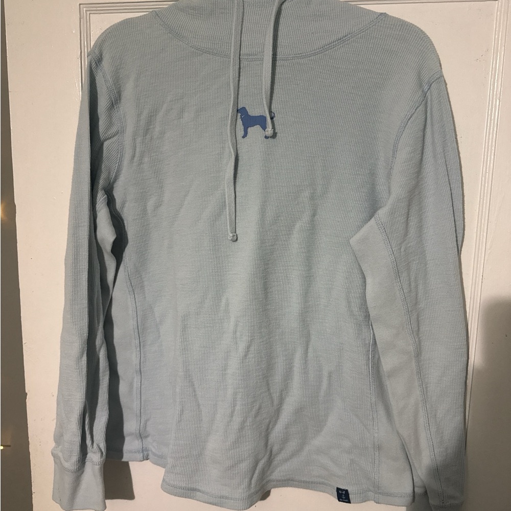 The Black Dog Light Blue Hoodie